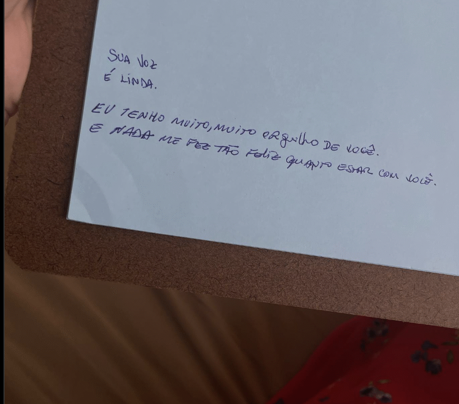 Ser forte também é saber receber.