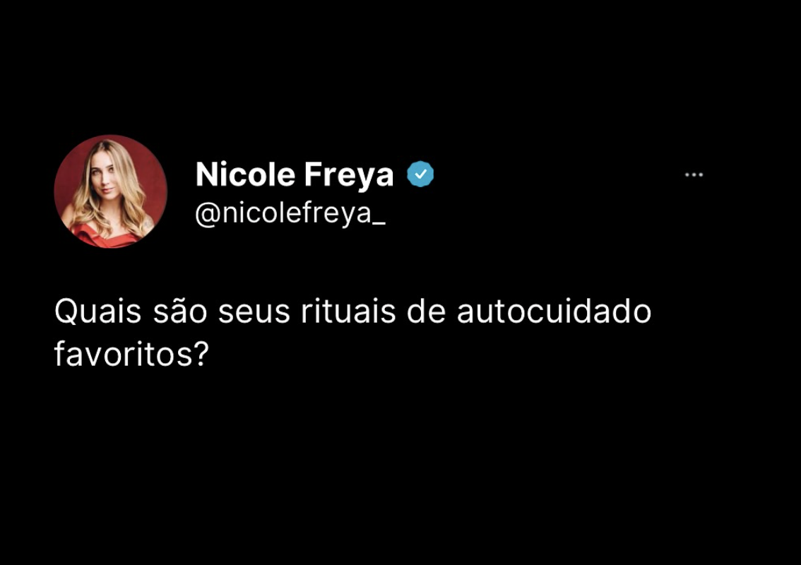 Quais são seus rituais de autocuidado favoritos?
