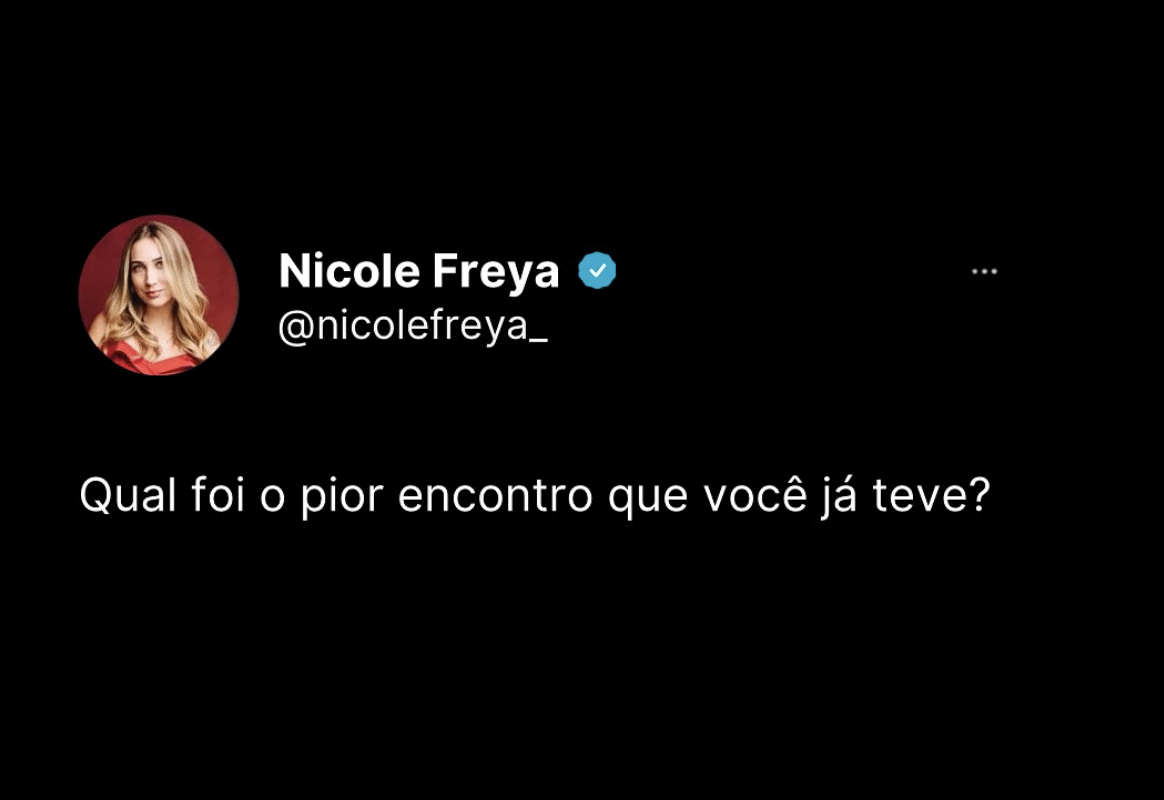 Qual foi o encontro que você já teve ?