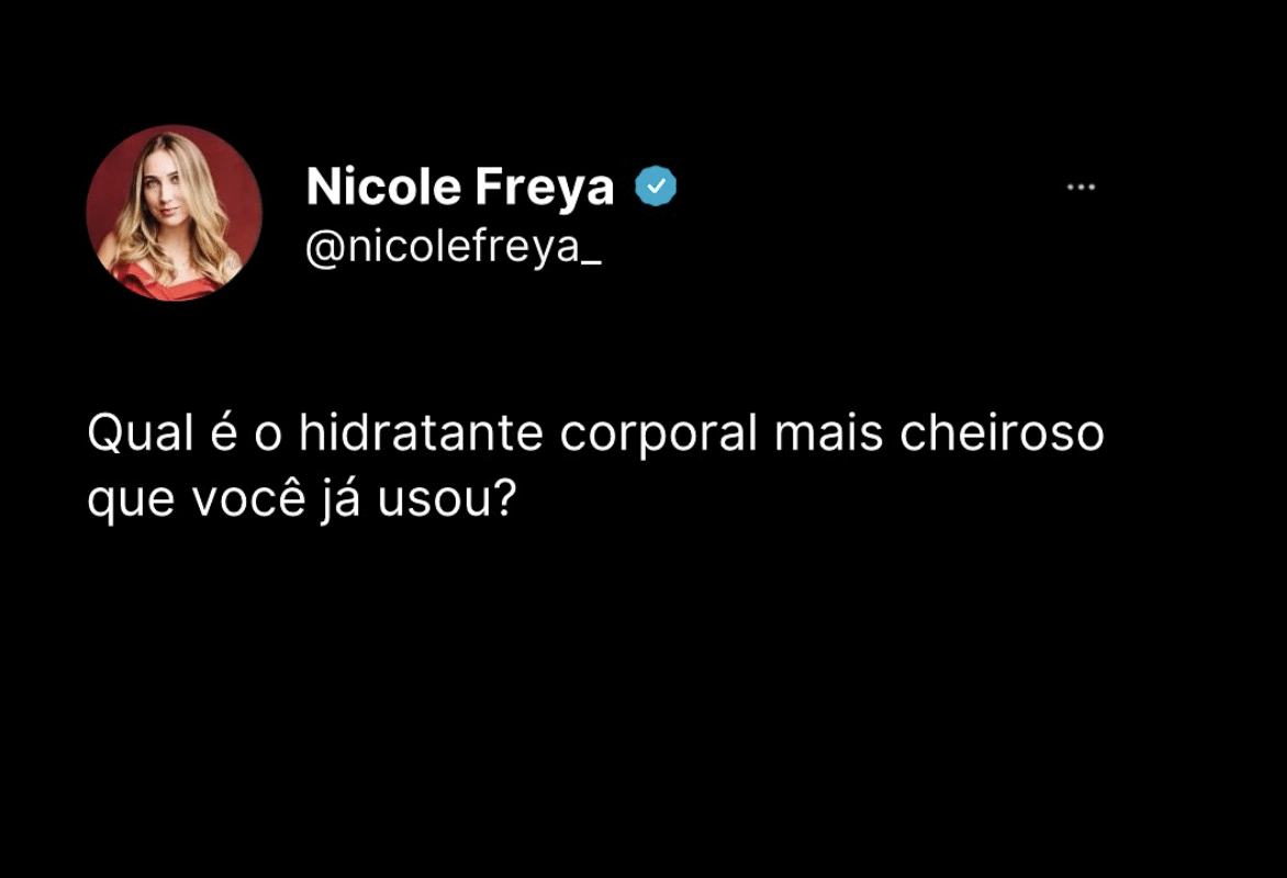 Qual é o hidratante corporal mais cheiroso que você já usou ?