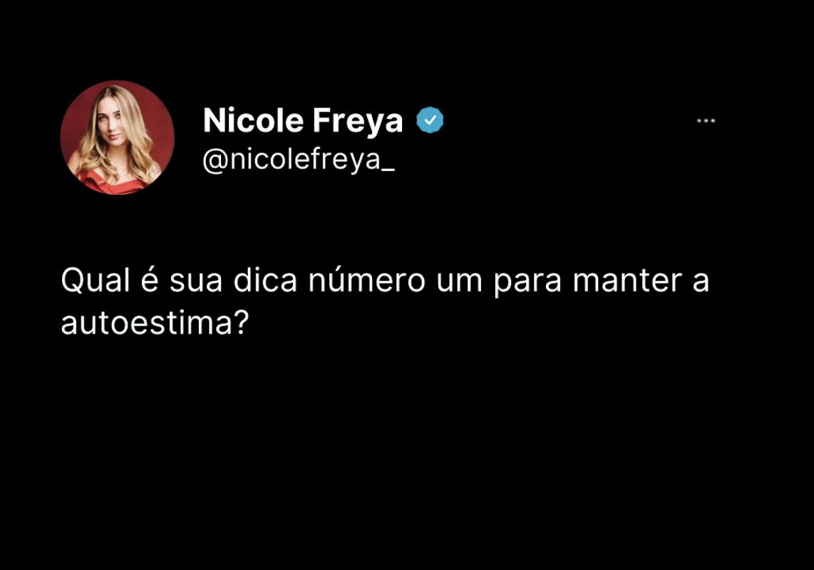 Quaia é a sua dica número um para manter a autoestima?