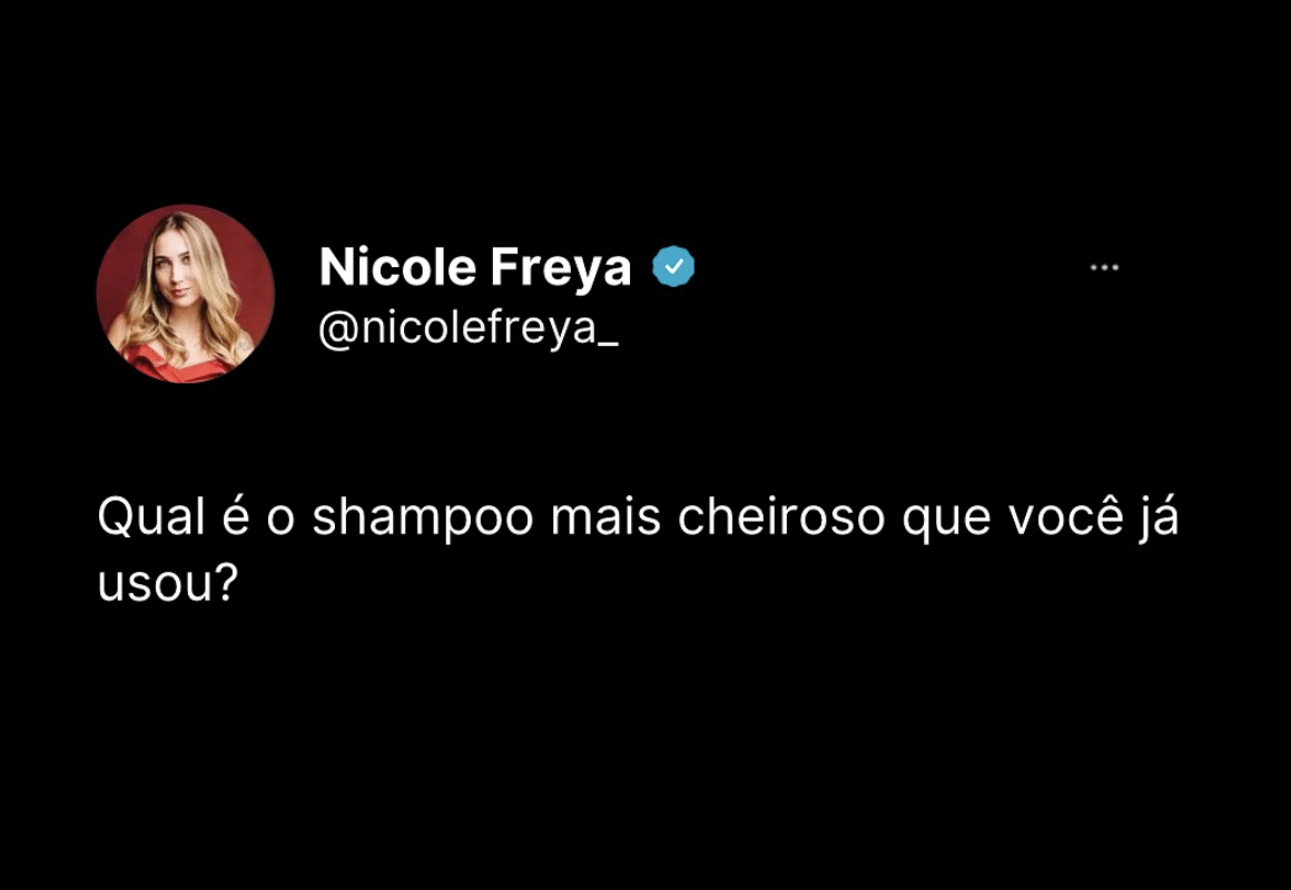 Qual é o shampoo mais cheiroso que você já usou?