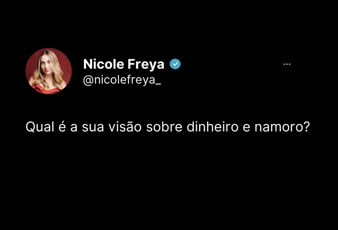 Qual é a sua visão sobre dinheiro e namoro?