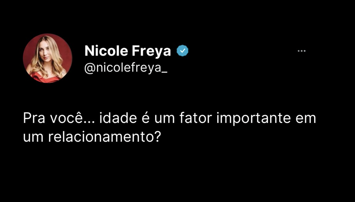 Pra você….idade é um fator importante em um relacionamento?