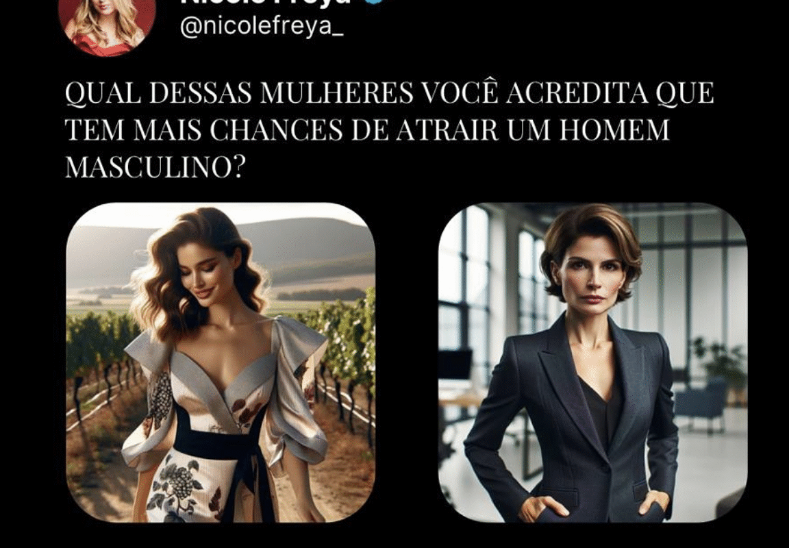 Quais dessa mulheres você acredita que tem mais chances de atrair um homem masculino ?