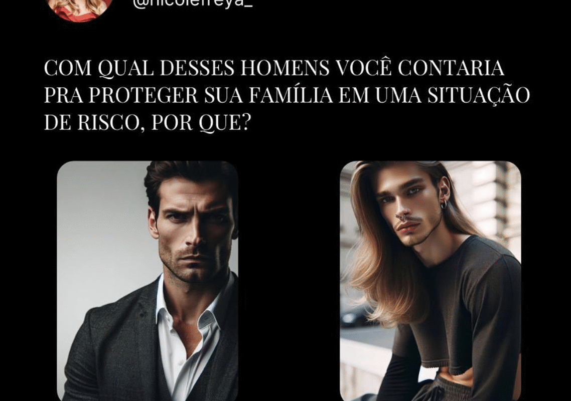 Com qual desses homens você contaria pra proteger sua familia em uma situação de risco, por que ?