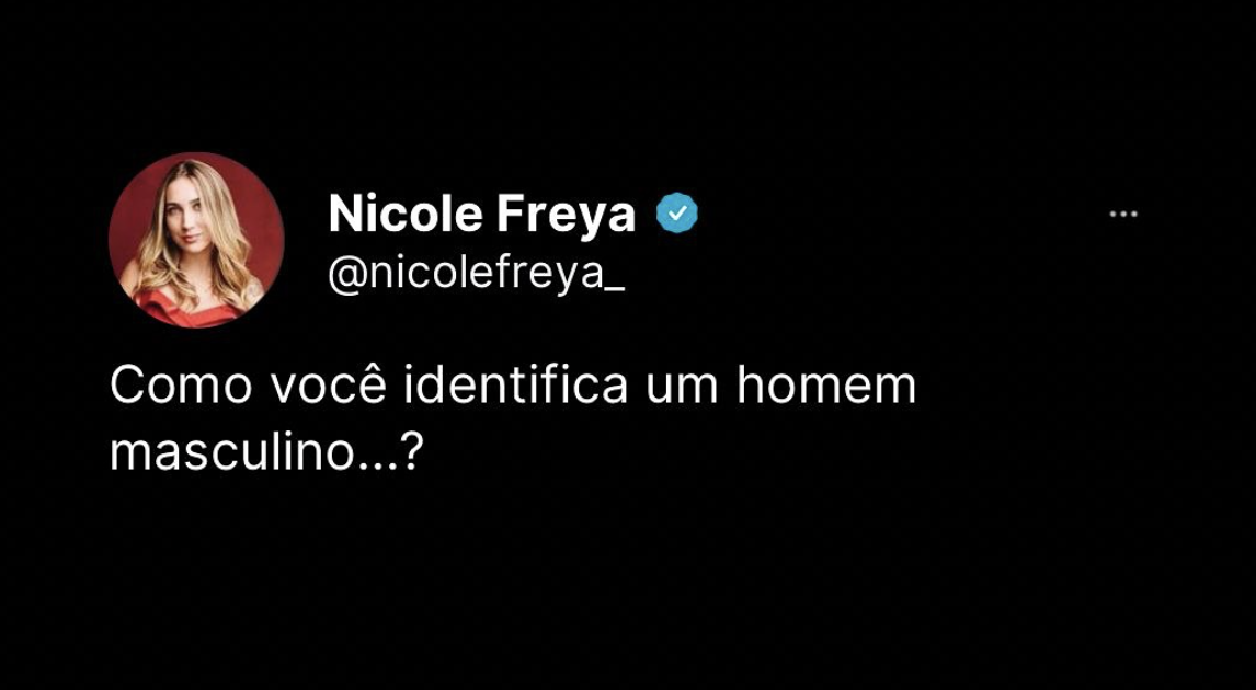 Como você identifica um homem masculino?