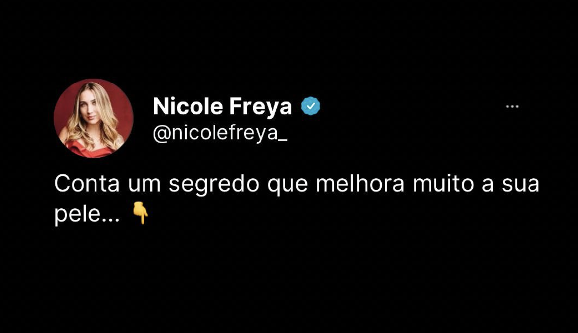 Conta um segredo que melhora muito a sua pele…