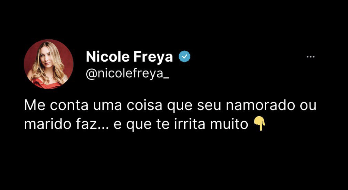 Me conta uma coisa que seu namorado ou marido faz…e que te irrita muito