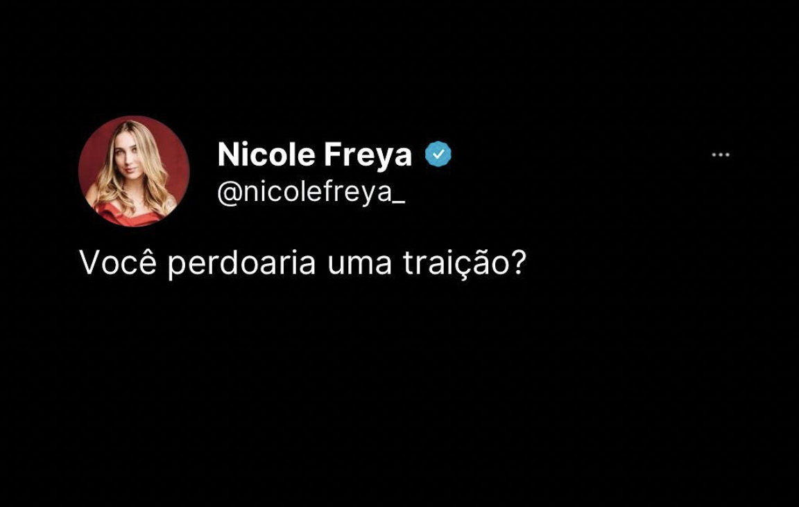 Você perdoaria uma traição ?