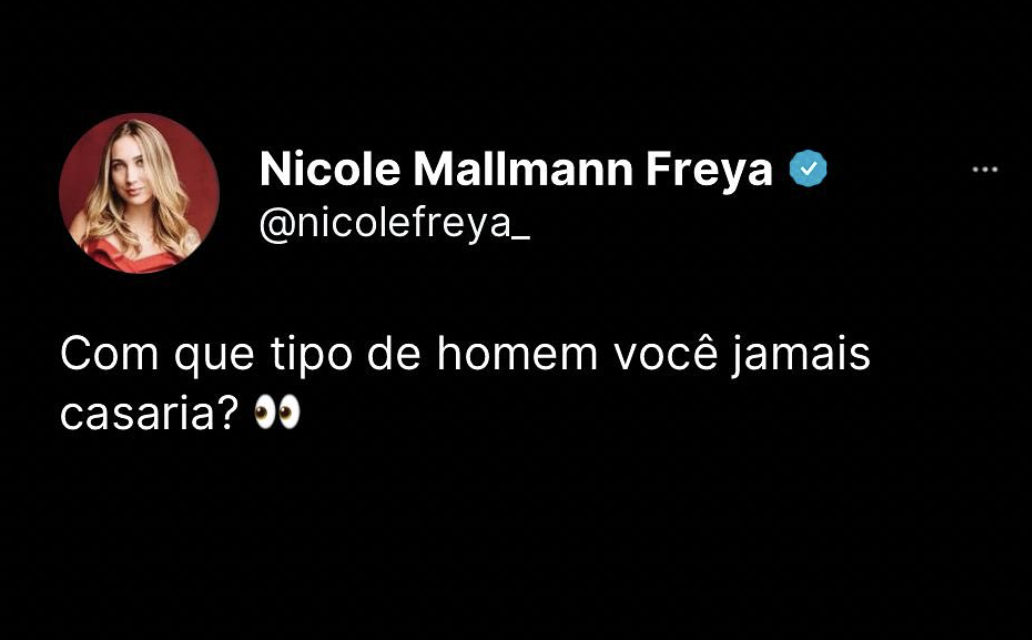 Com que tipo de homem você jamais casaria?